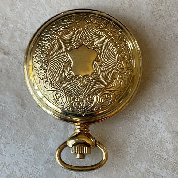 Champion pocket Watch battery gold tone - Picture 3 of 6